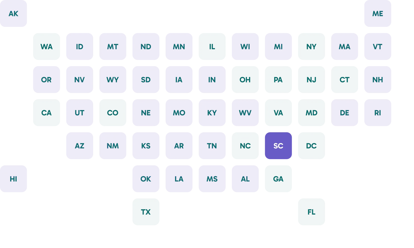 Schematic Map Canvas